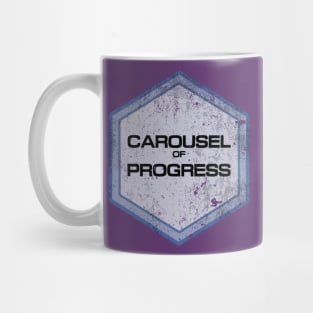 Vintage Distressed Carousel of Progress Mug